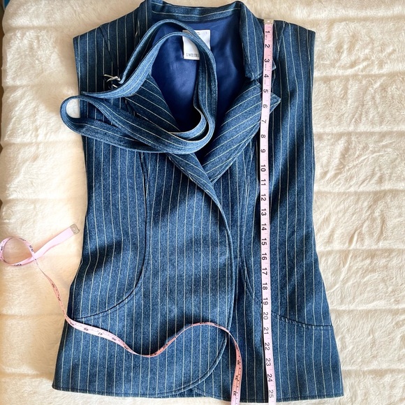 Double-Breasted Denim Vest - Picture 8 of 8
